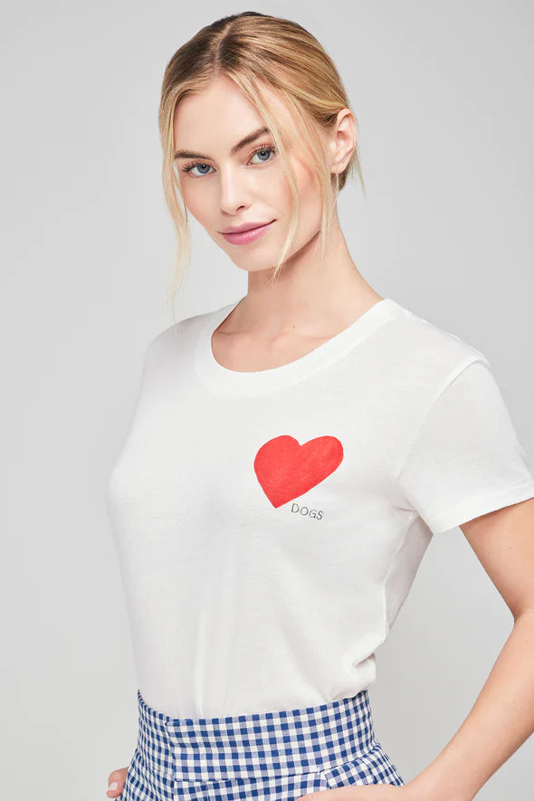 I Love Dogs Crop Tee