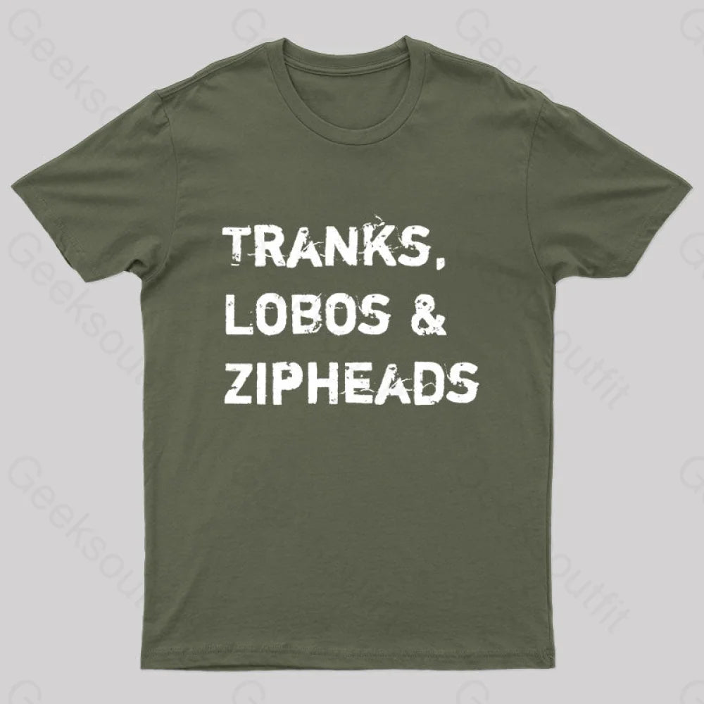 Tranks Lobos & Zipheads Nerd T-Shirt