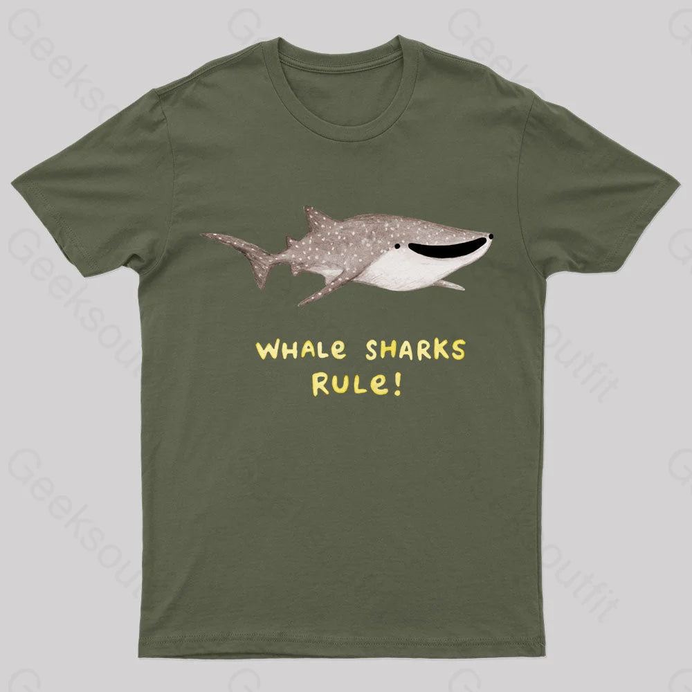 Whale Sharks Rule Geek T-Shirt