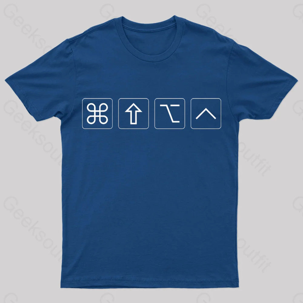 Fantastic Four Buttons Nerd T-Shirt