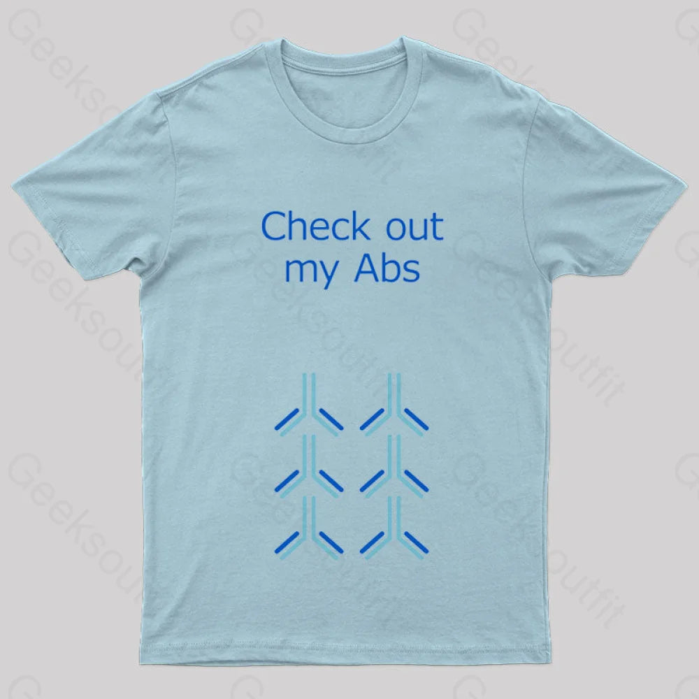 Check Out My Abs Geek T-Shirt