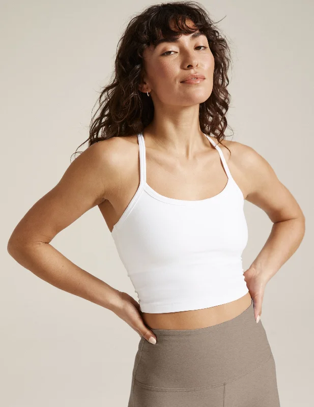 Spacedye Slim Racerback Cropped Tank