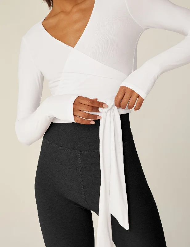 Featherweight Waist No Time Wrap Top