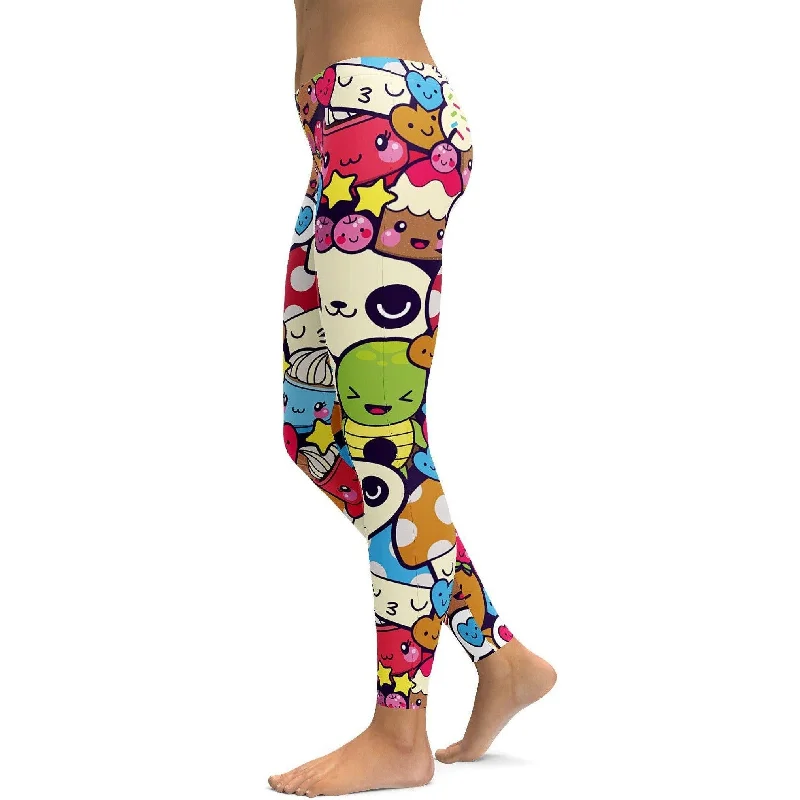 Happy Kawaii Leggings