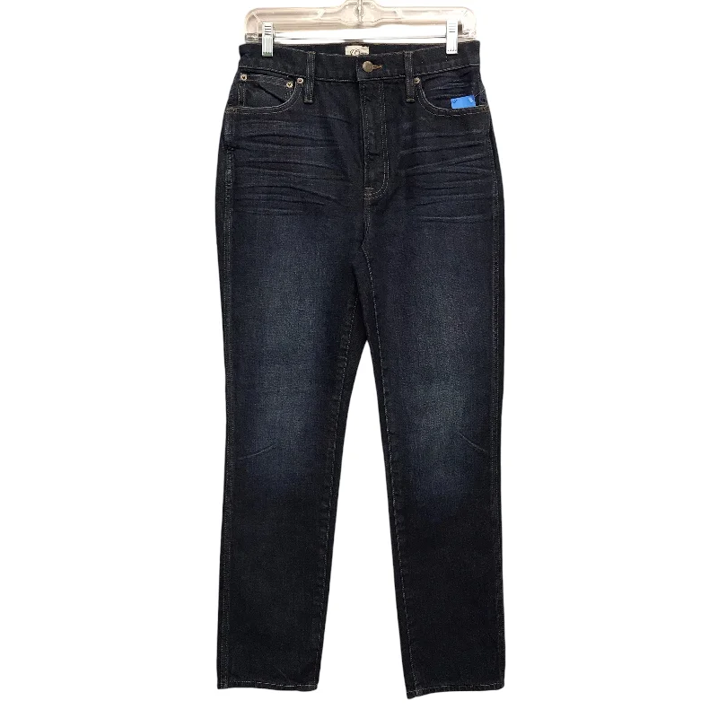 Jeans Skinny By J. Crew In Blue Denim, Size:4