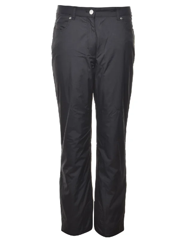 Black Classic Ski Trousers - W32 L31