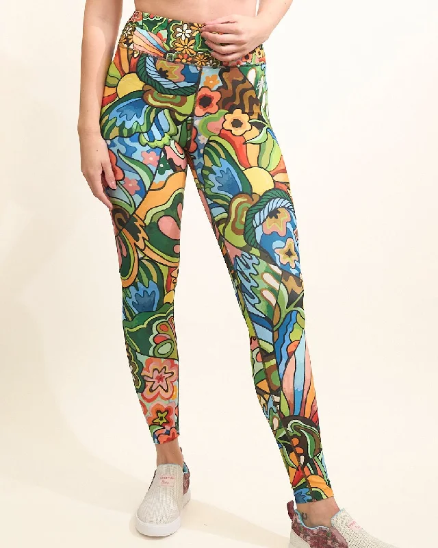 Boho Bass High-Waisted Leggings