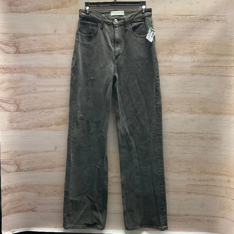 Jeans Straight By Abercrombie And Fitch In Brown, Size: 2