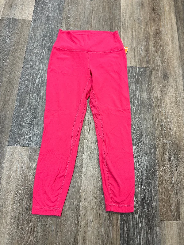 Athletic Leggings By Lululemon In Pink, Size: 8