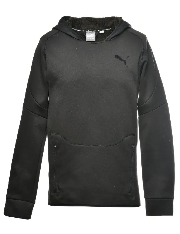 Puma Black Hooded Sweatshirt - S