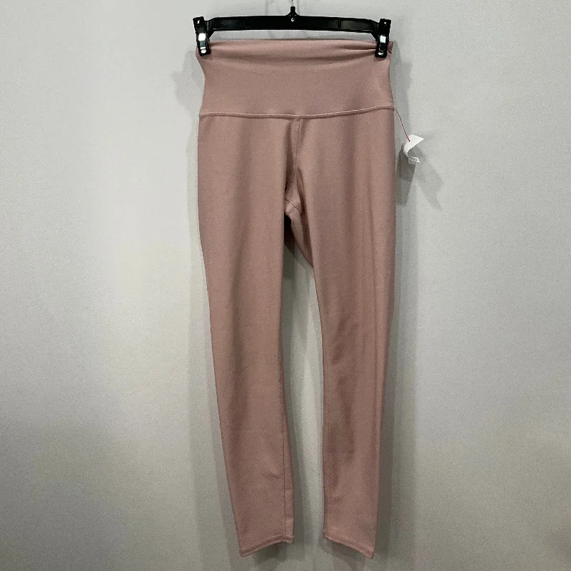 Athletic Leggings By Alo In Pink, Size: Xs