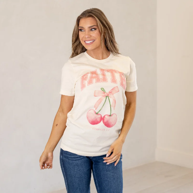 Cherry Croquette Faith Graphic Tee