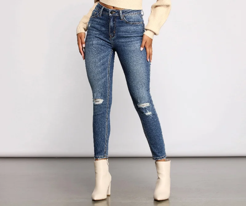 Raise It Up High Rise Skinny Jeans Vacation