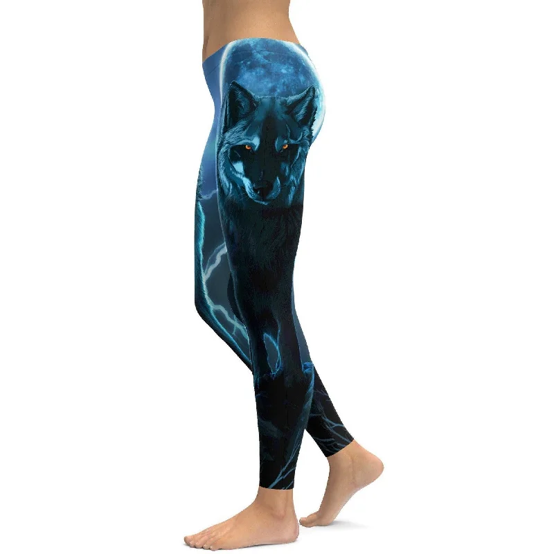 Night Wolf Leggings