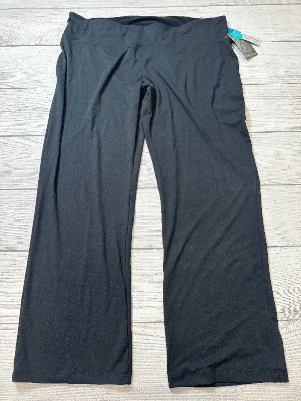 Athletic Leggings By Bally In Black, Size: 3x