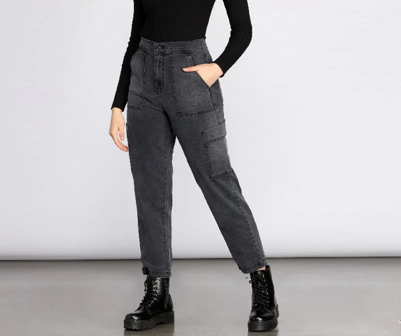 Casual Cutie Cargo Style Pants