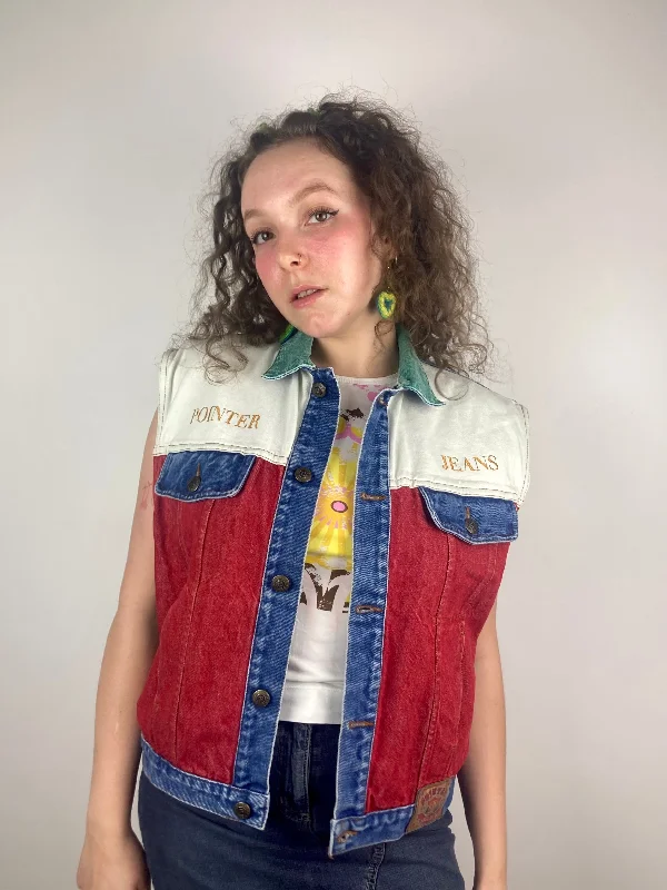 Vintage Panelled Denim Jacket