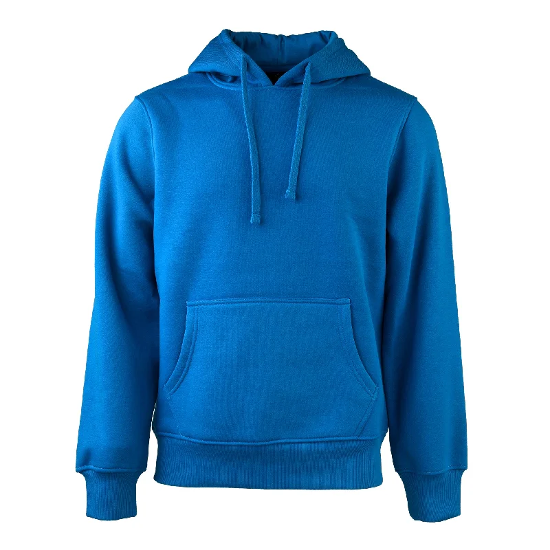 KNOCKER MEN'S HEAVY WEIGHT FLEECE HOODED SWEATSHIRT (HD1000_BLUE)