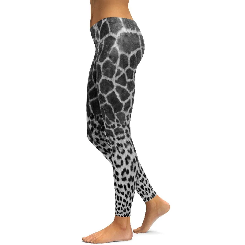 Giraffe & Leopard Skin Leggings