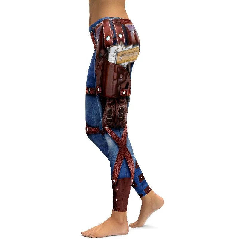 Gun Holster Hunting Leggings