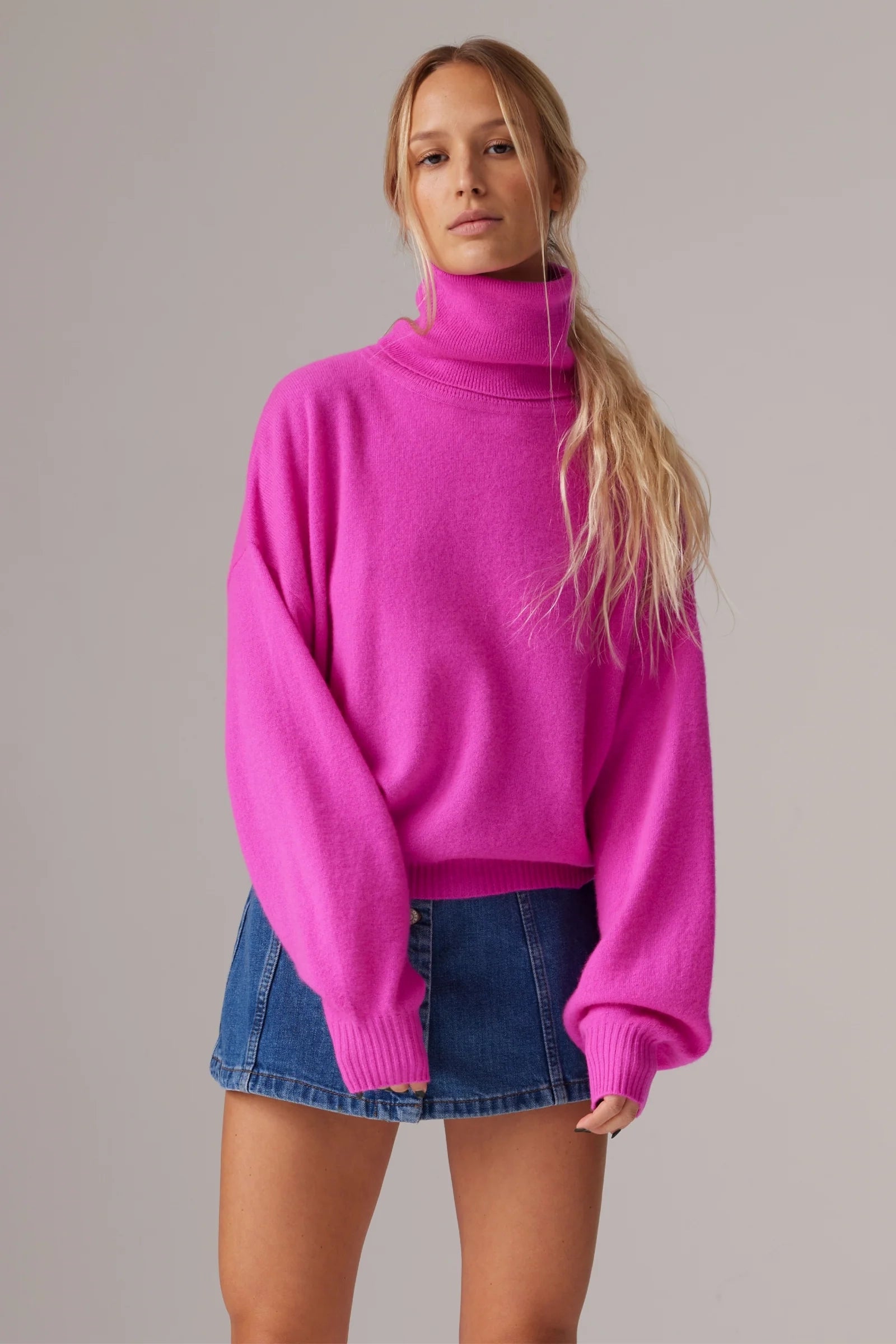 Crush Sundance Roll Neck Sweater