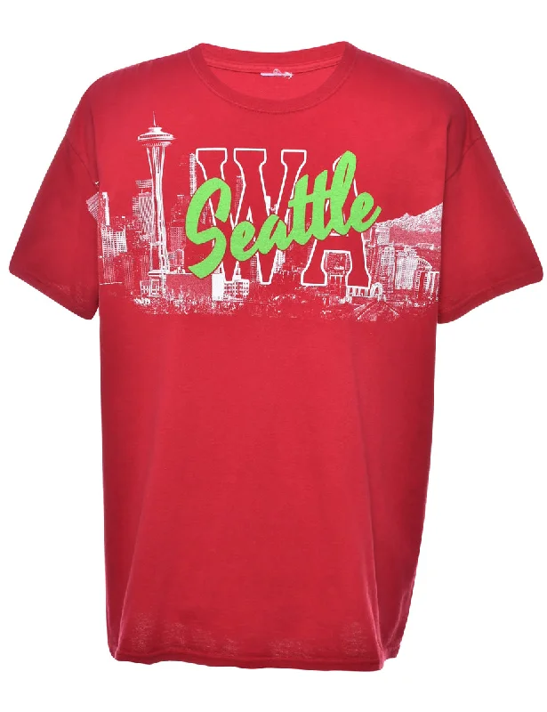 Seattle Printed T-shirt - XL