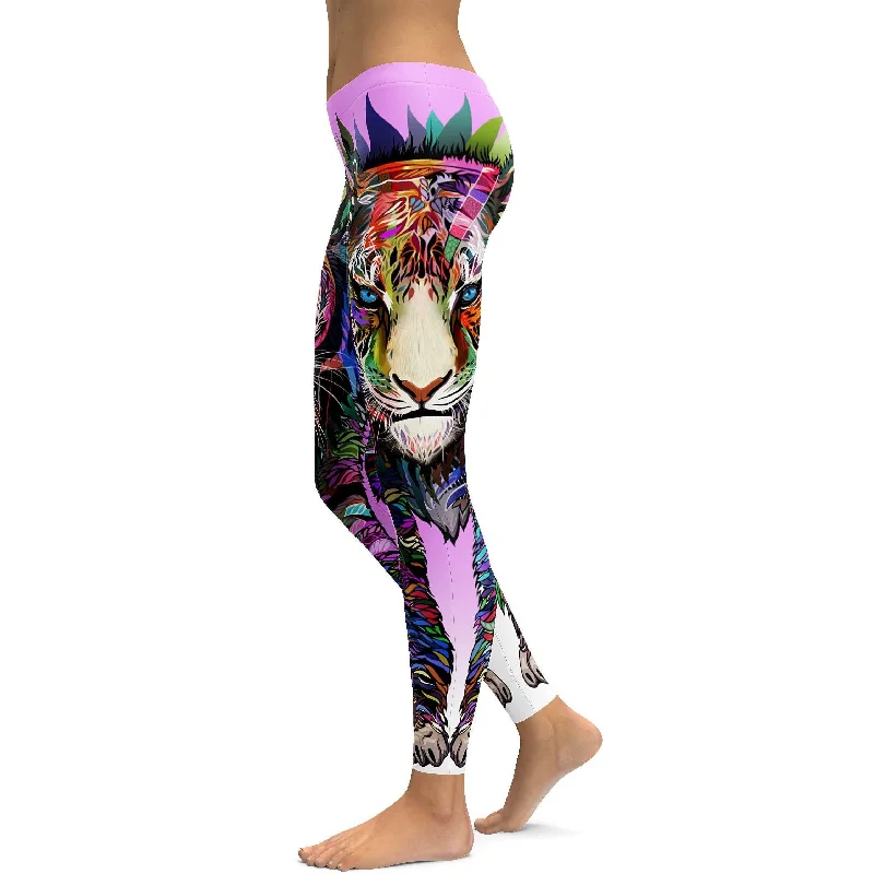 Colorful Full Lion Leggings