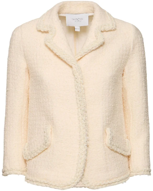 Ivory Boucle Jacket