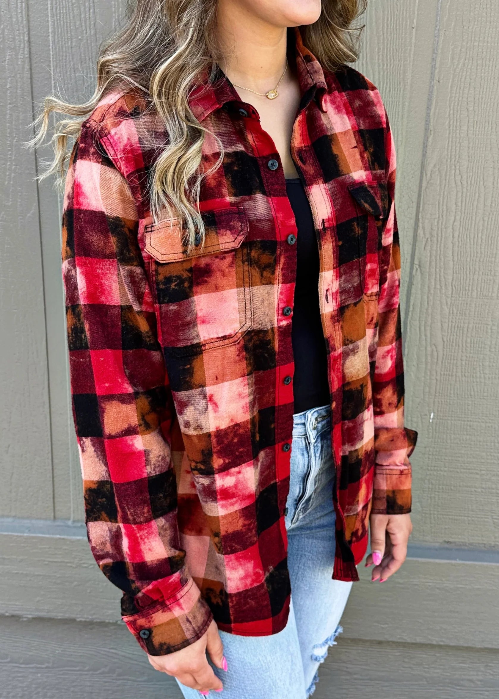 Blush Bleached Flannels