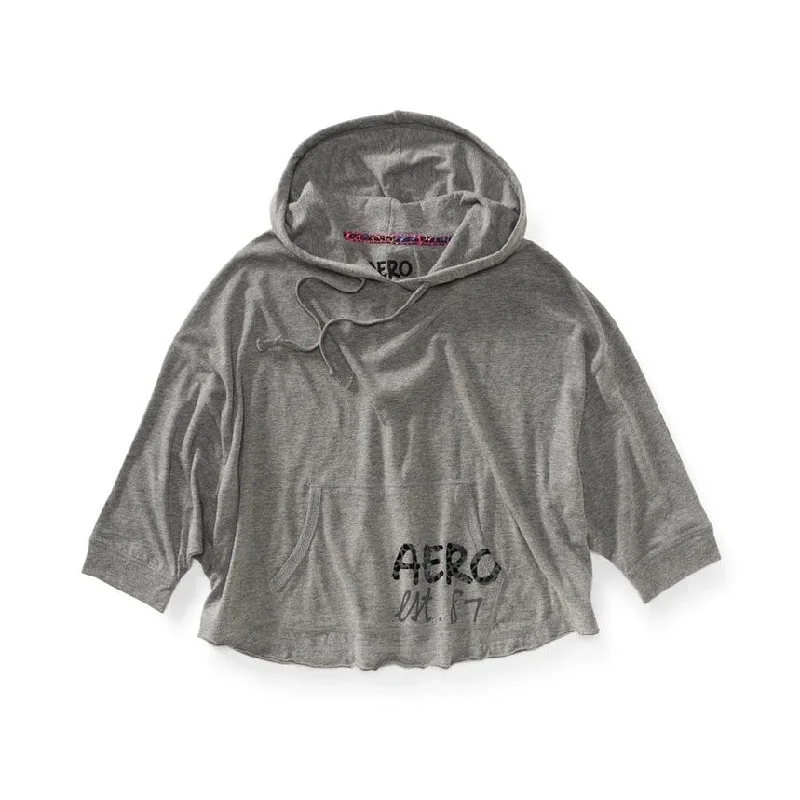 Aeropostale Womens Animal Hooded Hoodie Sweatshirt