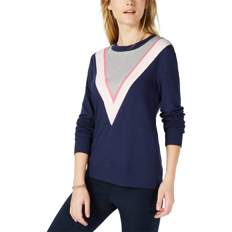 Maison Jules Womens Colorblock Sweatshirt