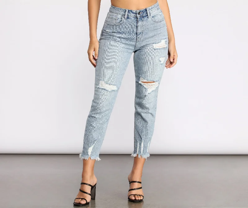 Too Fine to be Distressed Jeans