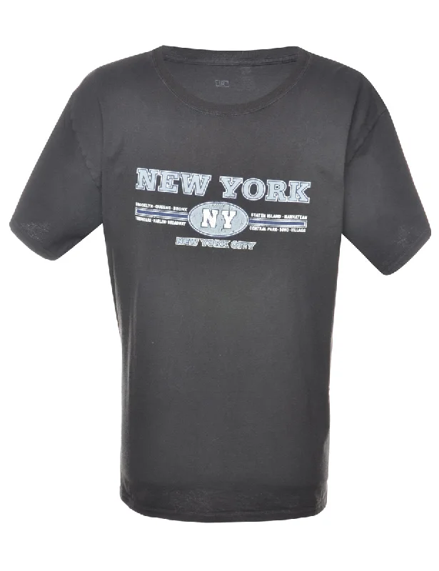 New York Printed T-shirt - XL