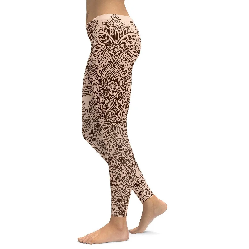 Henna Tattoo Leggings