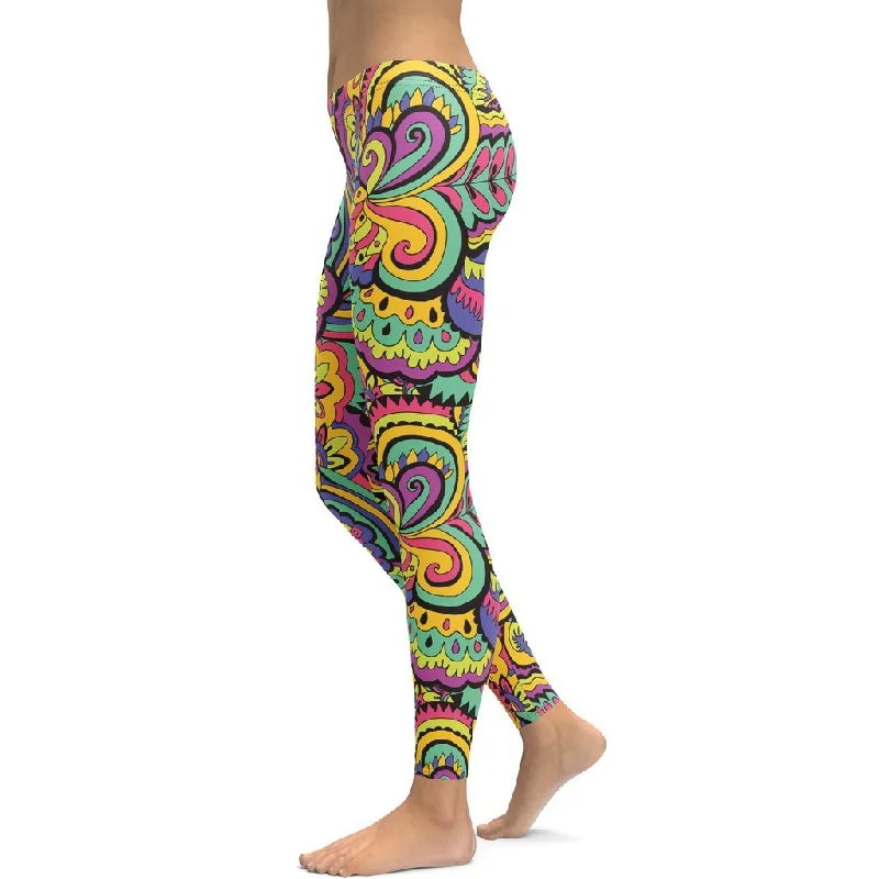 Colorful Fun Pattern Leggings