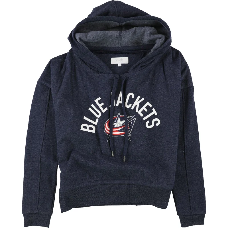 Touch Womens Columbus Blue Jackets Hoodie Sweatshirt, Blue, Medium