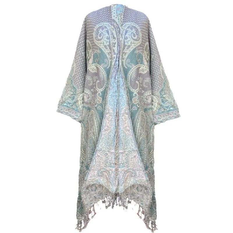 Mandawa Blue Kimono Coat ONE OF A KIND