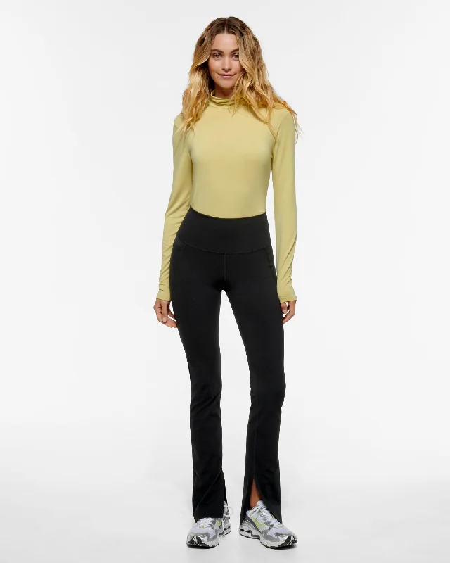 SUMMIT TURTLENECK MODAL LONG SLEEVE TOP LIME Street