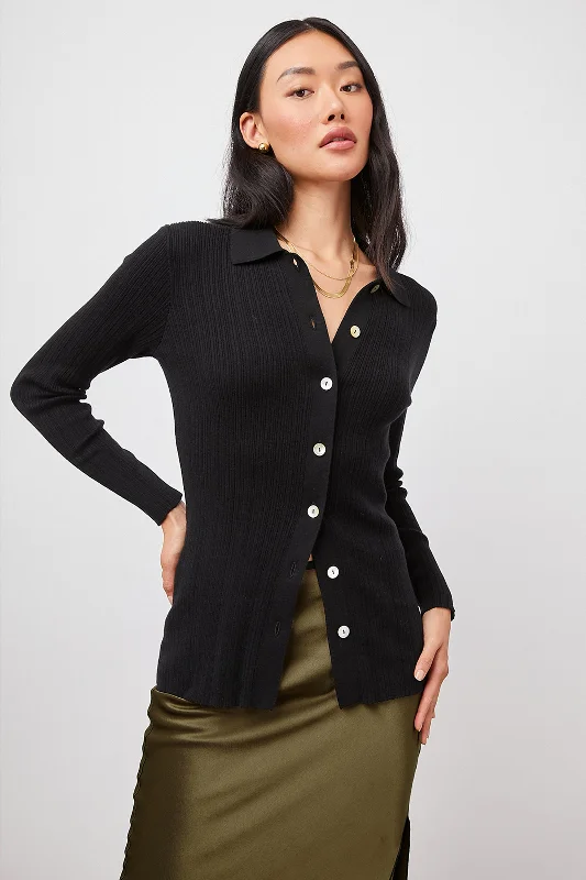 Aurora Cotton-Blended Rib Knit Top performance