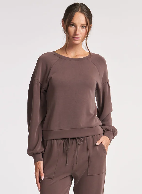 Pleated Pullover Unique Women's Upcycled